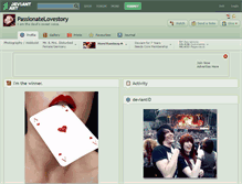Tablet Screenshot of passionatelovestory.deviantart.com