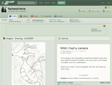 Tablet Screenshot of pachemicverse.deviantart.com