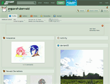 Tablet Screenshot of angua-of-uberwald.deviantart.com