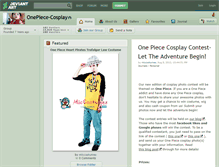 Tablet Screenshot of onepiece-cosplay.deviantart.com