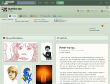 Tablet Screenshot of izumiko-san.deviantart.com