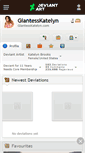 Mobile Screenshot of giantesskatelyn.deviantart.com