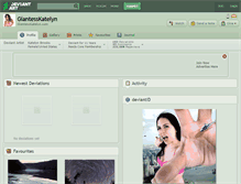Tablet Screenshot of giantesskatelyn.deviantart.com
