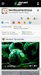 Mobile Screenshot of nerdiousmaximous.deviantart.com