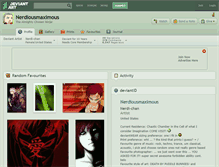 Tablet Screenshot of nerdiousmaximous.deviantart.com