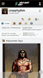 Mobile Screenshot of crossrhythm.deviantart.com