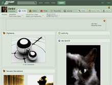 Tablet Screenshot of olrikv.deviantart.com
