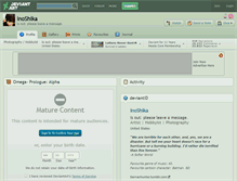 Tablet Screenshot of inoshika.deviantart.com