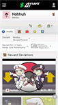 Mobile Screenshot of nohhuh.deviantart.com