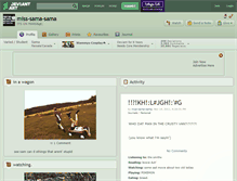 Tablet Screenshot of miss-sama-sama.deviantart.com