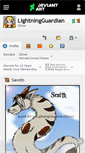 Mobile Screenshot of lightningguardian.deviantart.com