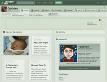 Tablet Screenshot of grathiam.deviantart.com