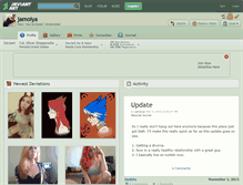 Tablet Screenshot of jamoiya.deviantart.com