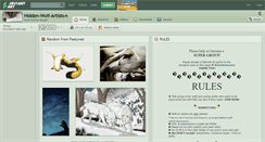 Desktop Screenshot of hidden-wolf-artists.deviantart.com