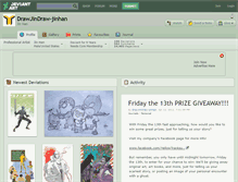 Tablet Screenshot of drawjindraw-jinhan.deviantart.com