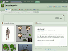Tablet Screenshot of cactus-fantastico.deviantart.com