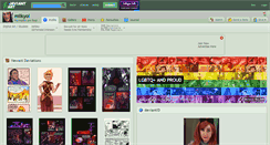 Desktop Screenshot of milkyol.deviantart.com