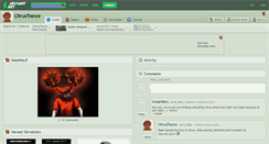 Desktop Screenshot of citrustrance.deviantart.com