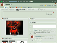 Tablet Screenshot of citrustrance.deviantart.com