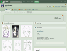 Tablet Screenshot of kawaiiness.deviantart.com