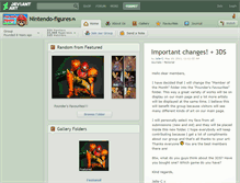 Tablet Screenshot of nintendo-figures.deviantart.com