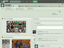 Tablet Screenshot of cxareigna.deviantart.com