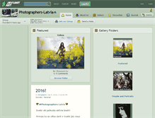 Tablet Screenshot of photographers-latvia.deviantart.com