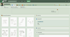 Desktop Screenshot of metalbebek.deviantart.com