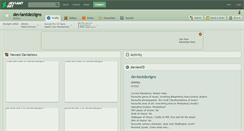 Desktop Screenshot of deviantdezigns.deviantart.com