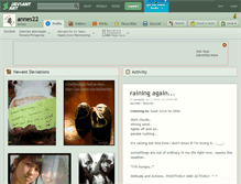 Tablet Screenshot of annes22.deviantart.com