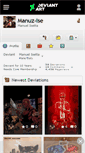 Mobile Screenshot of manuz-ise.deviantart.com