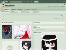 Tablet Screenshot of antumnillusion.deviantart.com