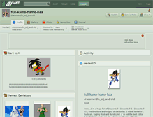 Tablet Screenshot of full-kame-hame-haa.deviantart.com