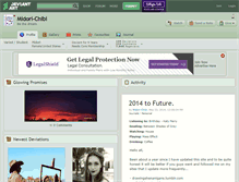 Tablet Screenshot of midori-chibi.deviantart.com