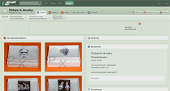 Desktop Screenshot of picture-x-jewelry.deviantart.com
