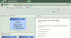 Desktop Screenshot of nevask.deviantart.com