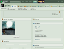 Tablet Screenshot of lon-lon.deviantart.com