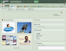 Tablet Screenshot of csongi.deviantart.com