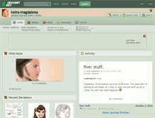 Tablet Screenshot of keira-magdalena.deviantart.com