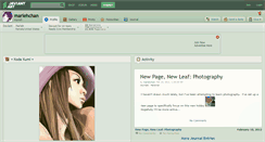 Desktop Screenshot of mariehchan.deviantart.com