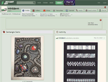 Tablet Screenshot of mintdawn.deviantart.com