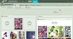 Desktop Screenshot of animehearts123.deviantart.com