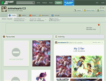 Tablet Screenshot of animehearts123.deviantart.com
