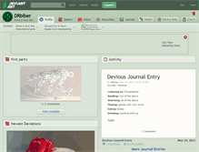 Tablet Screenshot of drbiber.deviantart.com