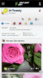 Mobile Screenshot of m-tweety.deviantart.com