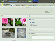 Tablet Screenshot of m-tweety.deviantart.com