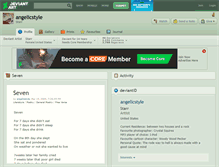 Tablet Screenshot of angelicstyle.deviantart.com