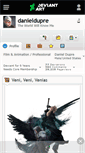 Mobile Screenshot of danieldupre.deviantart.com
