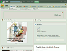 Tablet Screenshot of elesi.deviantart.com