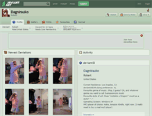 Tablet Screenshot of dagnirauko.deviantart.com